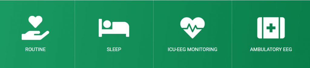 Routine, Sleep, ICU-EEG Monitoring, Ambulatory EEG